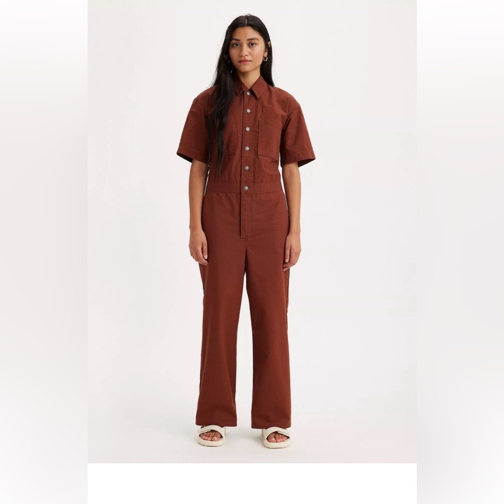 Free People Levi’s Brick Jumpsuit NWT xs